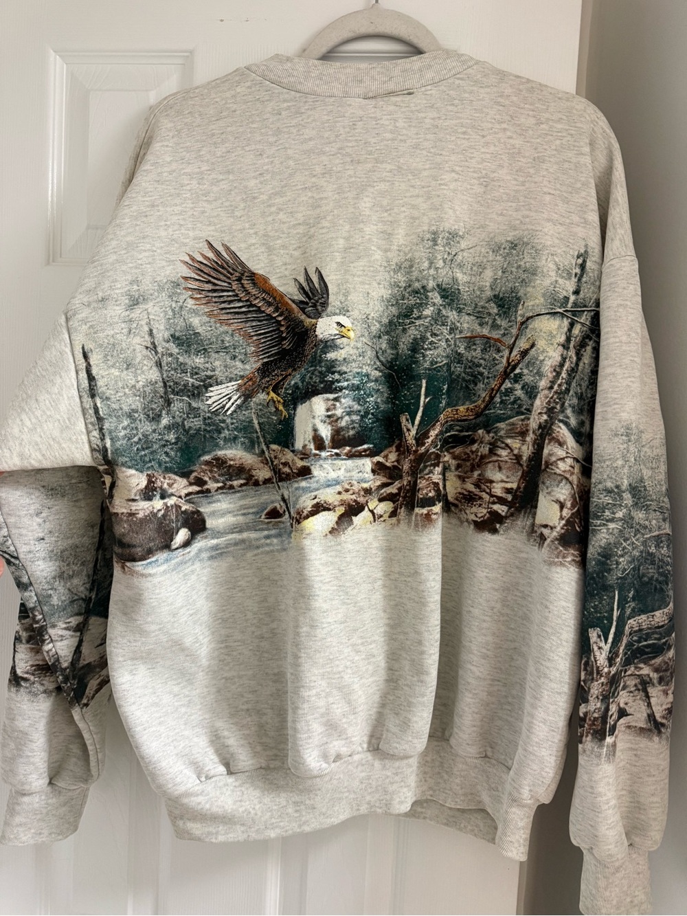 Vintage 90s art unlimited sweatshirt bald eagle crewneck - Picture 5 of 6